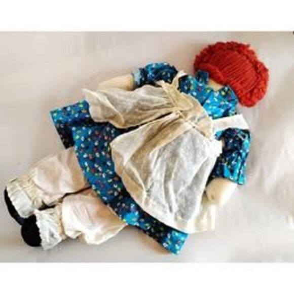 Vintage Handmade Raggedy Ann Doll c 1980s, 19 Inches - Picture 3 of 6